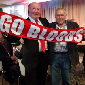 The Bloods Hand Banner with the Legends